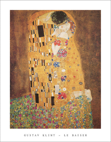 K110 - Klimt, Le Baiser 1908, 22 x 28