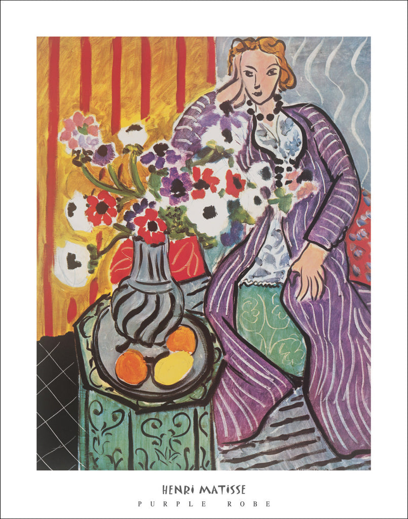 M114 - Matisse, Purple Robe, 22 x 28