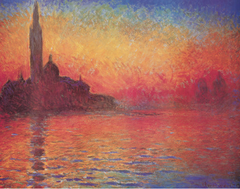 M432 - Monet - Dusk, 22 x 28