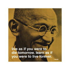 MP778 Gandhi Live 16in x 16in