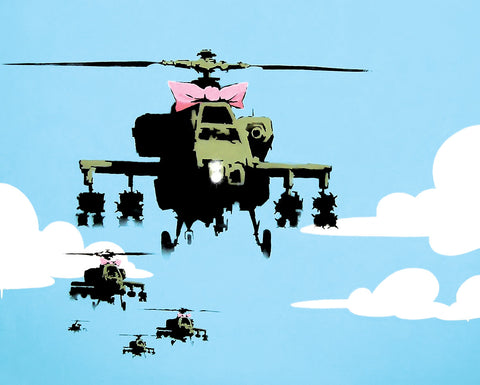 MP784 BANKSY CHOPPERS 16in X 20in