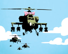 MP784 BANKSY CHOPPERS 16in X 20in