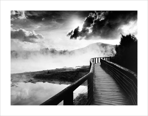 NY135 - Walkway over the Lake, 11 x 14