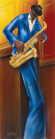 NY601 - Magrini - Jazz I, Sax, 12 x 36