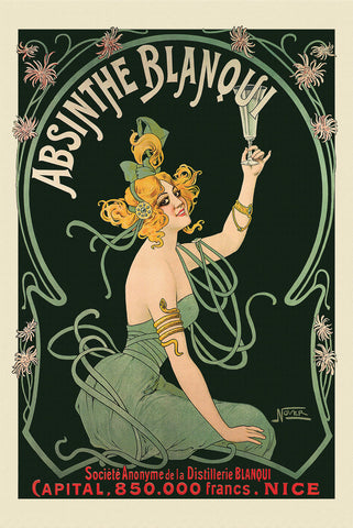 NY876 - Nover - Absinthe Blanqui, 24 x 36
