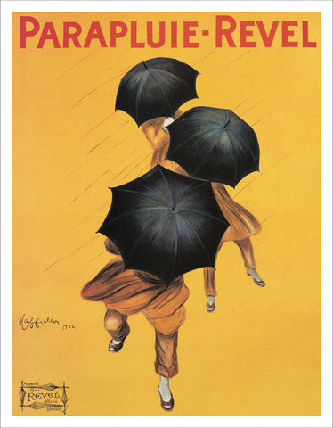 PC900 - Cappiello - Parapluie Revel, 1922,  11 x 14