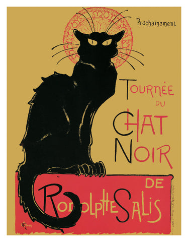 PV295 - Vintage, Chat Noir, 11 x 14