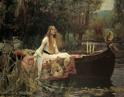 PW386 - Waterhouse, The Lady of Shalott, 11 x 14