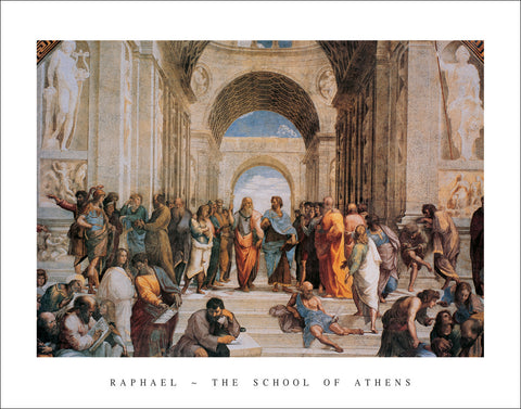 R602 - Raphael - The School of Athens, 22 x 28